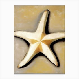 Starfish Symbol Abstract Painting Canvas Print