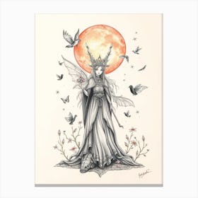 Fairy Moon Canvas Print