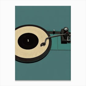 Turntable Stock Videos & Royalty-Free Footage Canvas Print