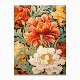 Floral Wallpaper 21 Canvas Print