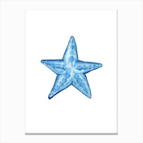 Blue Starfish Canvas Print