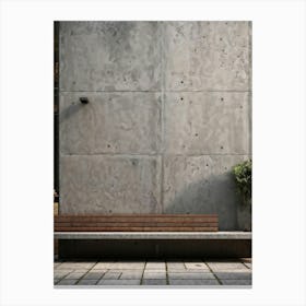 Aged Concrete Texture Brickwork Pattern Reminiscent Of Retro Designs Weather Beaten Appearance C 2 1 Canvas Print