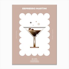 Espresso Martini Canvas Print