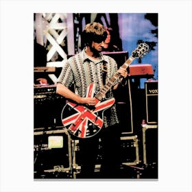 rockstar Noel Gallagher oasis music band 13 Canvas Print