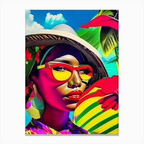 Maluku Indonesia Pop Art Photography Tropical Destination Canvas Print