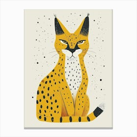 Yellow Bobcat 3 Canvas Print