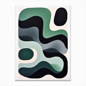 Abstract Aria; Risograph Vintage Symphony Canvas Print
