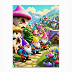 Dwarfs Village Canvas Print