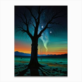 Tree In The Sky 3 Canvas Print