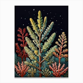 William Morris Coral Forest Canvas Print