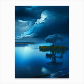 Rain Water Landscapes Waterscape Photography 1 Canvas Print