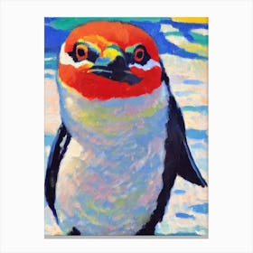 Galapagos Penguin II Matisse Inspired Canvas Print