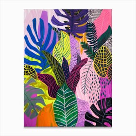 Tropical Leaves Canvas Print