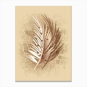 Palm Leaf 1 Canvas Print