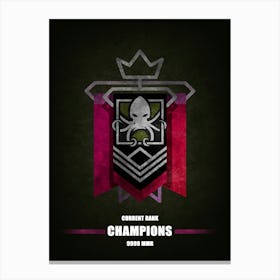 Alibi Rainbow Six 1 Canvas Print