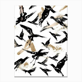 Crows 4 Canvas Print