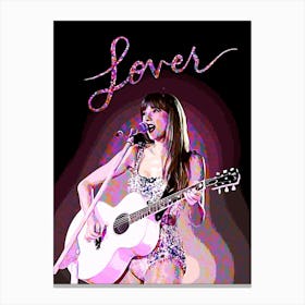 Taylor Swift Lover Canvas Print