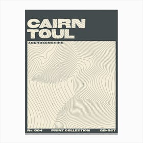 Cairn Toul - Scottish Munro Mountain Canvas Print