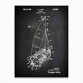 Sailboat Patent Print Sail Boat Patent Sailing Boat Art Sailing Ship Decor Sail Boat Print Sail Boat Art Patent Print Vb6201 Canvas Print