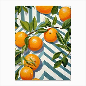 Kumquats Fruit Summer Illustration 1 Canvas Print