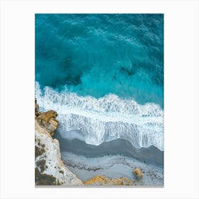 Aerial View Of A Beach 131 Canvas Print