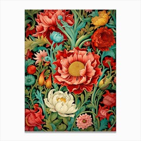 Floral Wallpaper 45 Canvas Print