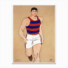 Athlete, Print In High Resolution, Edward Penfield Canvas Print