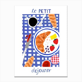 French Breakfast Canvas Print