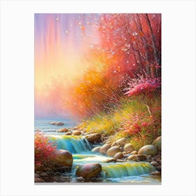 River In Autumn 1 Canvas Print