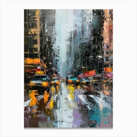 New York City Rain Canvas Print