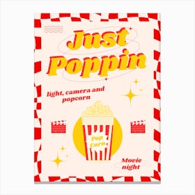 Popcorn Canvas Print