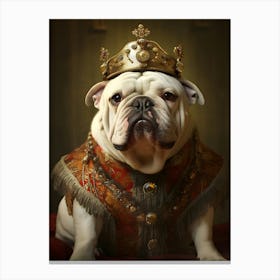 Bulldog Baroque Canvas Print