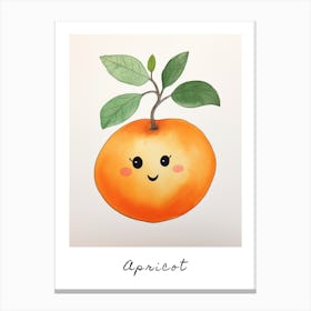 Friendly Kids Apricot 2 Poster Canvas Print