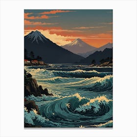 Japanese Sunset Canvas Print