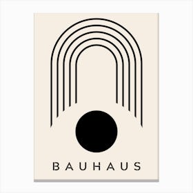 Bauhaus Logo Canvas Print