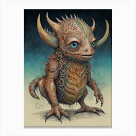 Creature Of The Night Canvas Print
