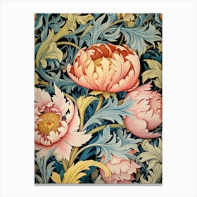 William Morris Peonies 3 Canvas Print