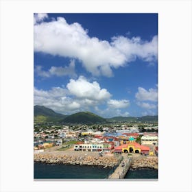 View of Saint Kitts - Vertical Canvas Print