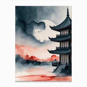 Asian Pagoda 7 Canvas Print