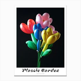Bright Inflatable Flowers Poster Everlasting Flower 3 Canvas Print
