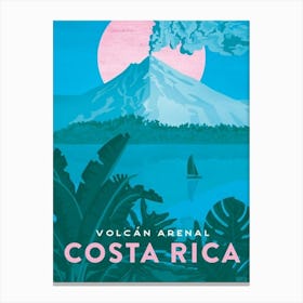 Volcano Aerial Costa Rica Canvas Print