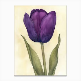 Purple Tulip 7 Canvas Print