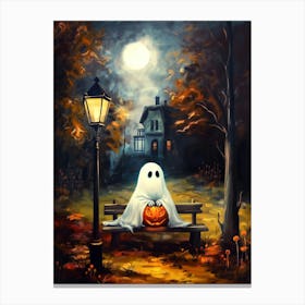 Ghost In The Park Canvas Print