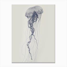 Beach Wall Art Coastal Wall Art Ocean Inspired Style Beach House Decor Surf Poster California Art Jellyfish Canvas Print