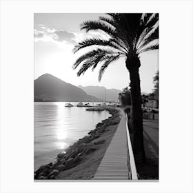 Fethiye, Turkey, Photography In Black And White 3 Canvas Print