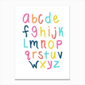 Sunshine Alphabet Canvas Print