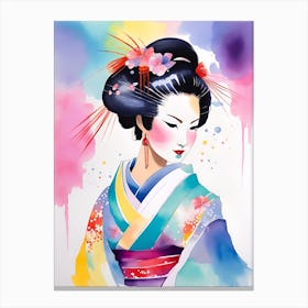 Geisha 72 Canvas Print