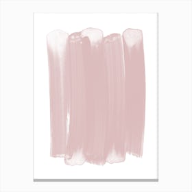 Pink Strokes Canvas Print