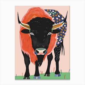 Vivid Bison Canvas Print