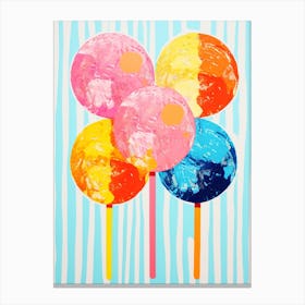 Lollipops Colour Pop 1 Canvas Print